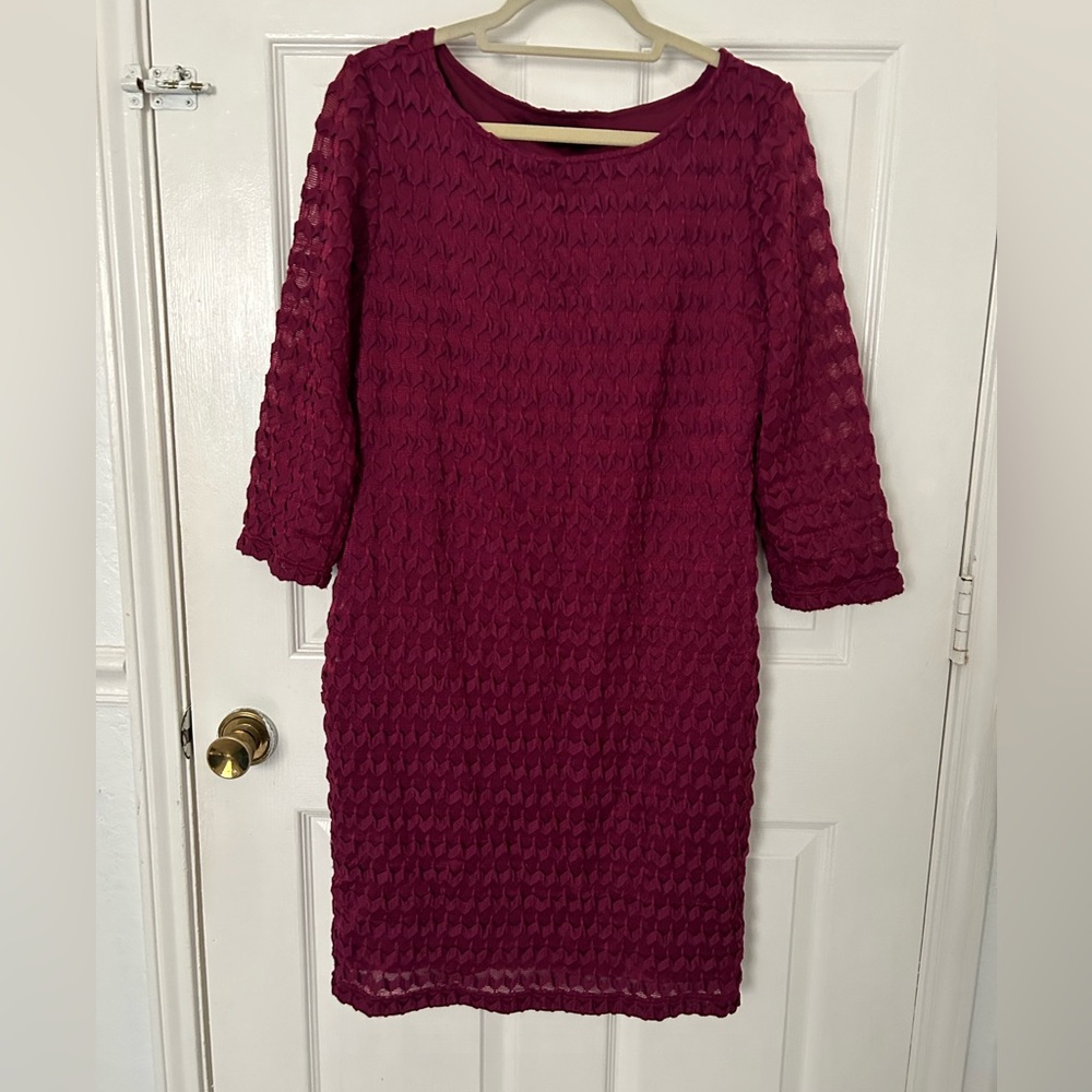 Sharagano Deep Red Blouse